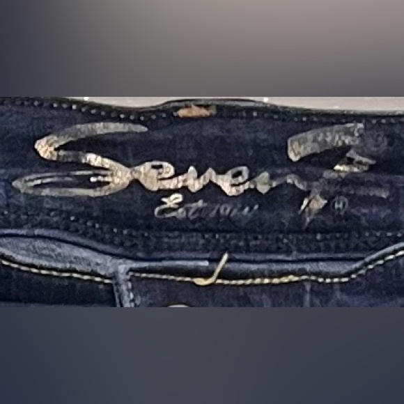 EUC Seven7 Straight Leg Dark Wash Jeans size 18 Color Blue - Picture 4 of 5